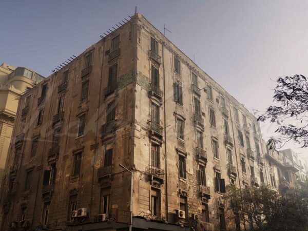 Old traditional building in central Cairo