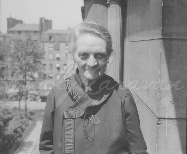 Elderly woman with medallion, Paris, 1920s