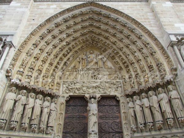 The Portal of the Last Judgement, Notre-Dame de Paris Cathedral.