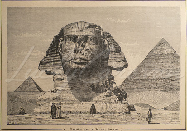 The Sphinx of Giza, circa 1890