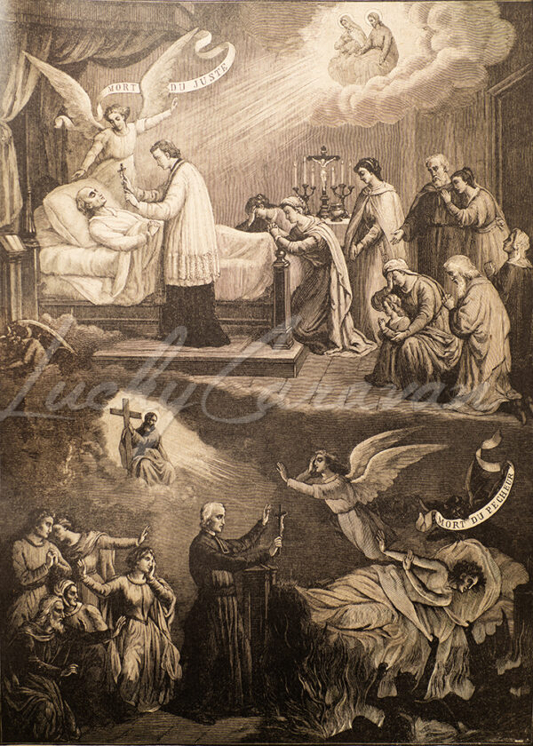 The death of the righteous, the death of the sinner