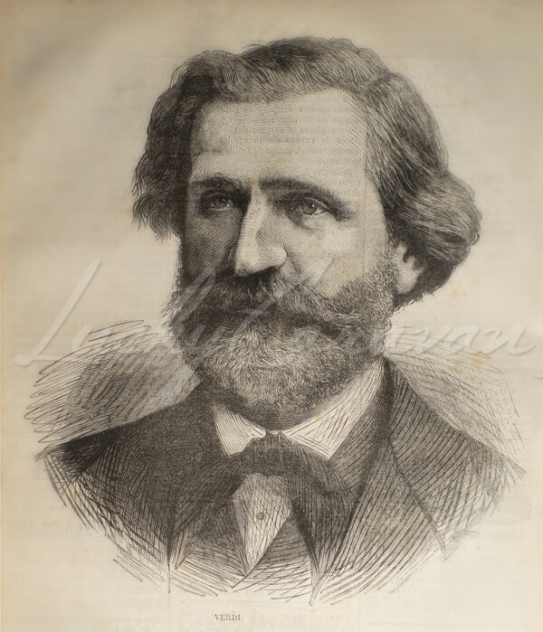 portrait of Giuseppe Verdi