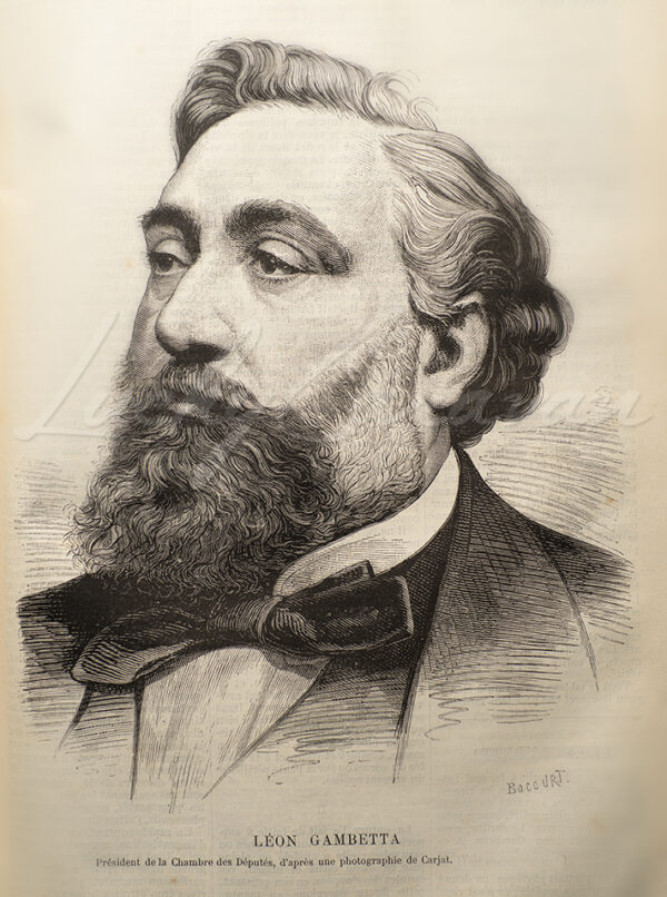 portrait of Léon Gambetta