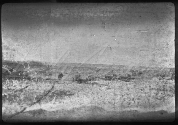 Military equipment abandoned by the Polish army near Akkerman in Moldova towards the end of the Great War 1914-1918.