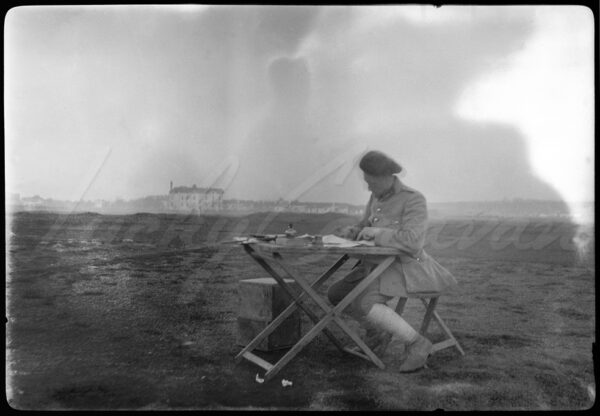 French Army soldier in cantonment near Akkerman (today Bilhorod-Dnistrovskyï in Ukraine) towards the end of the Great War 1914-1918