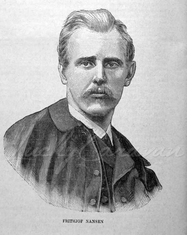 A portrait of polar explorer Frithjof Nansen