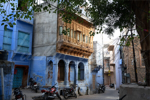 A street in the blue city of Jodhpur