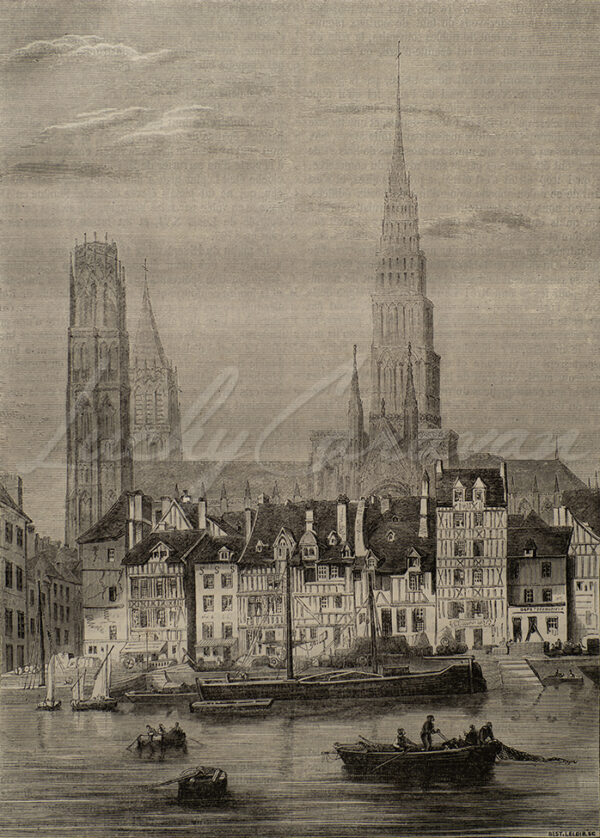 Quai de Paris, Rouen, 1805