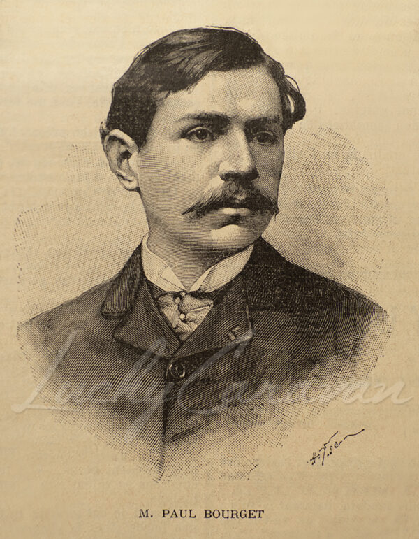 Portrait of writer Paul Bourget
