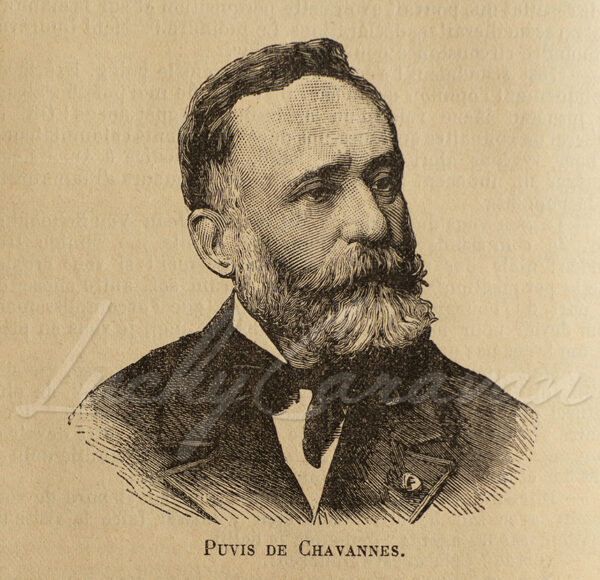 Portrait of the artist Puvis de Chavannes
