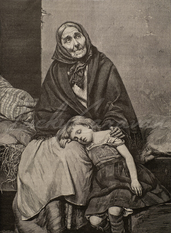The old woman and the child