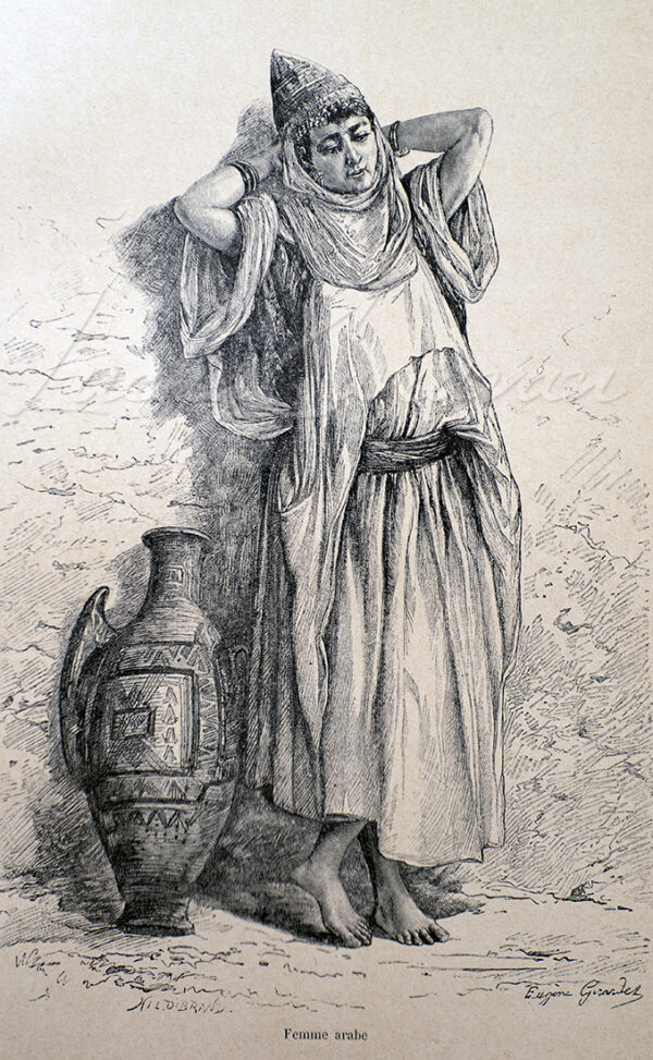 Arab woman, as seen by a French artist, late 19th century