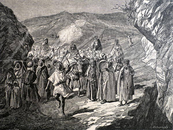 a wedding in Kabylie, late 19th century