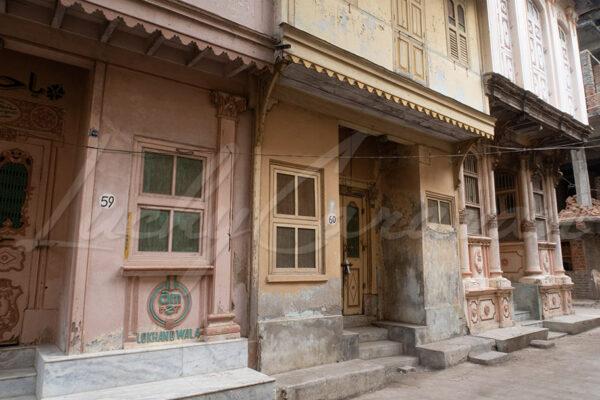 Street in Sidhpur, Gujarat, India.