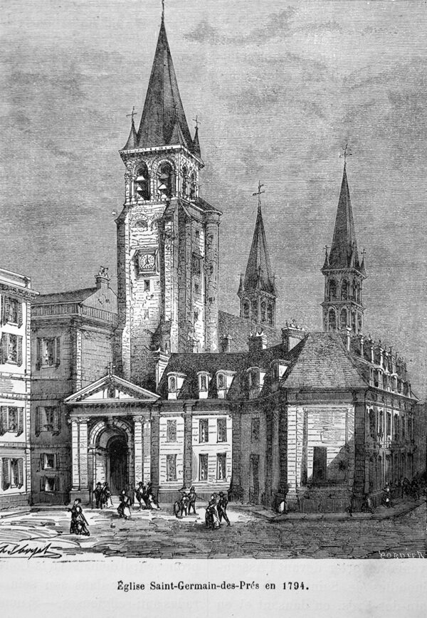 St Germain des Prés Church, late 18th century