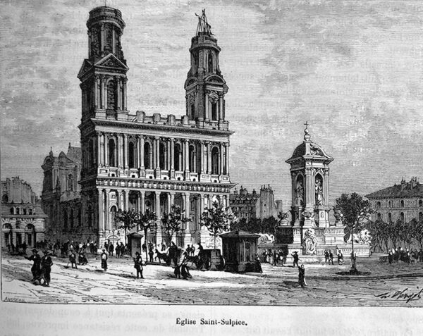 St Sulpice Church, Paris, late 18th century