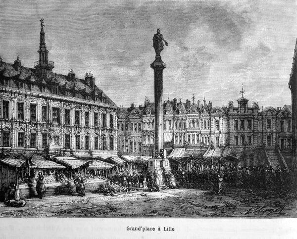 The Grand’place in Lille, late 18th century