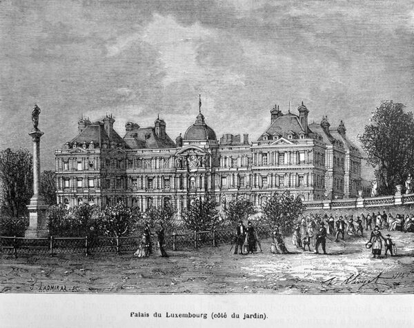 View of the Palais du Luxembourg, late 18th century