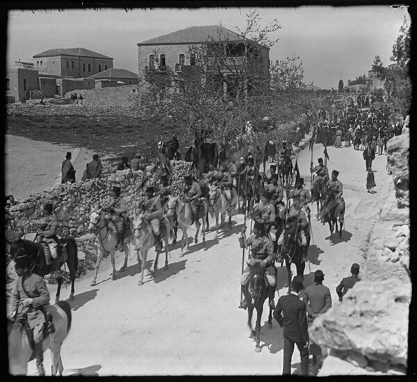 Pilgrimage in Palestine. Celebrations marking the Mawsim of Nabi Musa in the early 20th century. Today, pilgrims, whether from Jerusalem, Hebron or Nablus, travel directly to Nabi Musa. Jerusalem, the Holy City is no longer part of the pilgrimage route.