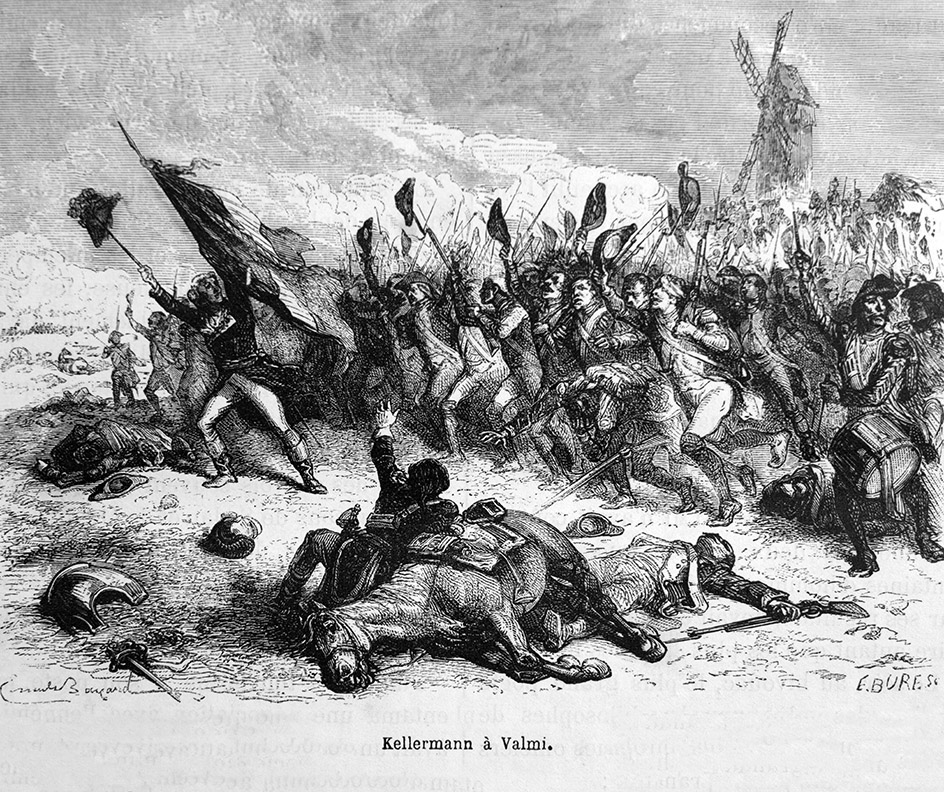 General Kellerman at the Battle of Valmy