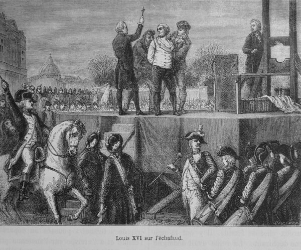 Louis XVI on the scaffold