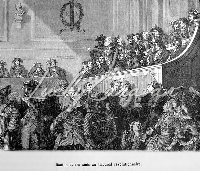 Danton before the Revolutionary Tribunal