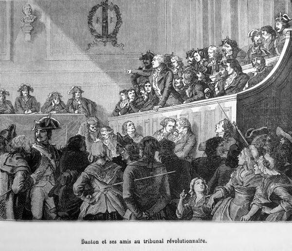 Danton before the Revolutionary Tribunal