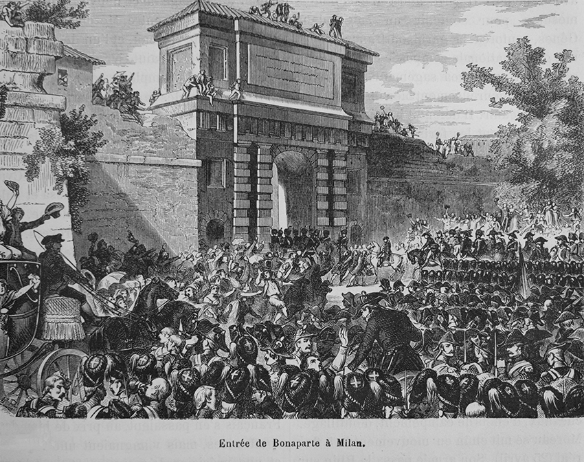 Bonaparte’s entry into Milan