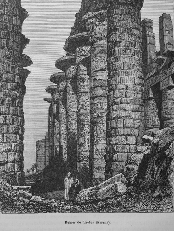 View of Karnak during Napoleon Bonaparte’s Egyptian campaign