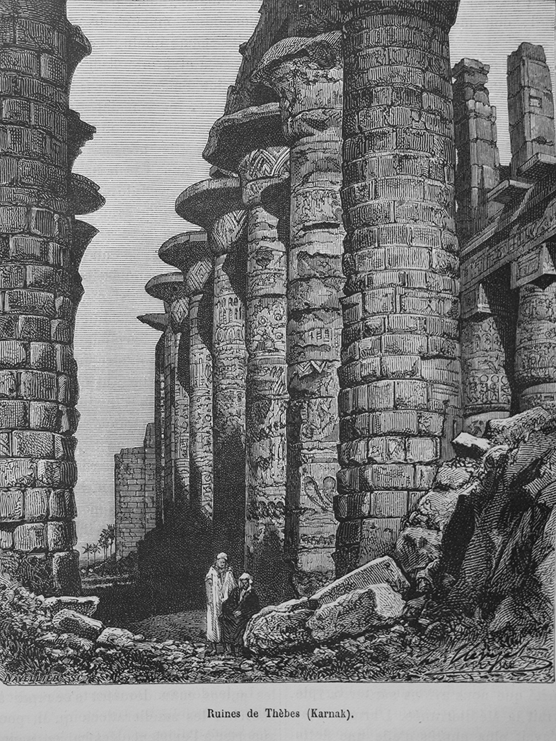 View of Karnak during Napoleon Bonaparte’s Egyptian campaign