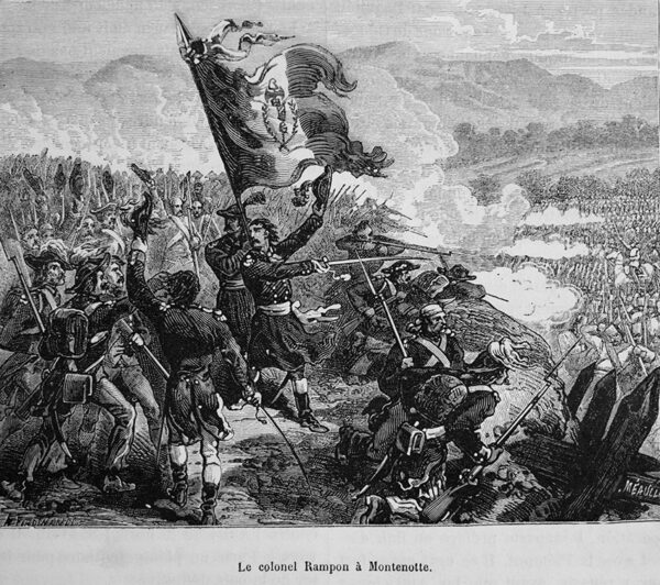 General Rampon at the Battle of Montenotte