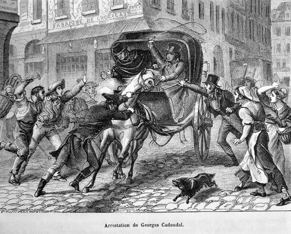 The arrest of the Chouan leader Georges Cadoudal, March 1804