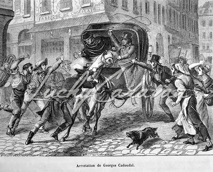 The arrest of the Chouan leader Georges Cadoudal, March 1804