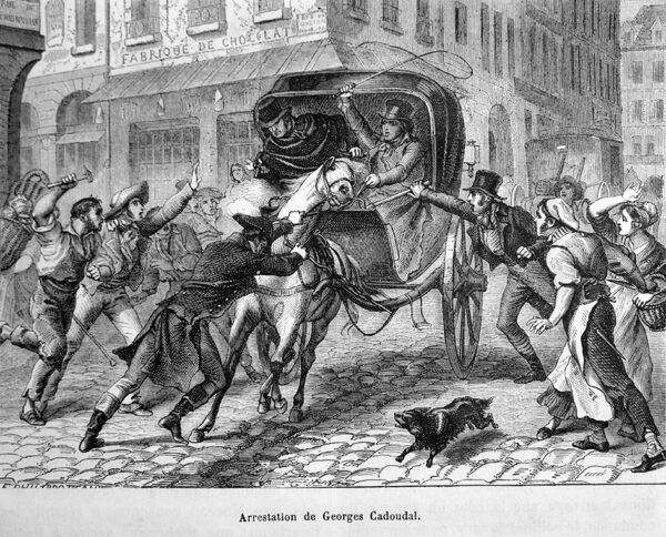 The arrest of the Chouan leader Georges Cadoudal, March 1804
