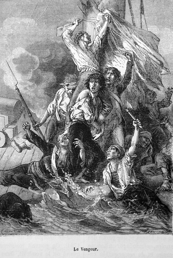 The sinking of the Vengeur-du-Peuple