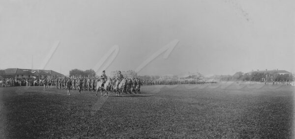 German troop manoeuvres in Shanghai, China, in 1900.