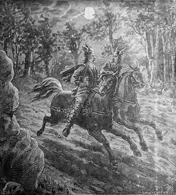 Two Gallic horsemen