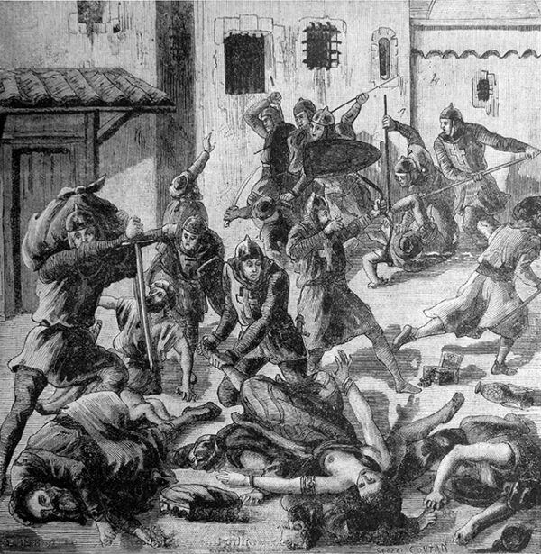 Massacre of the « infidels »